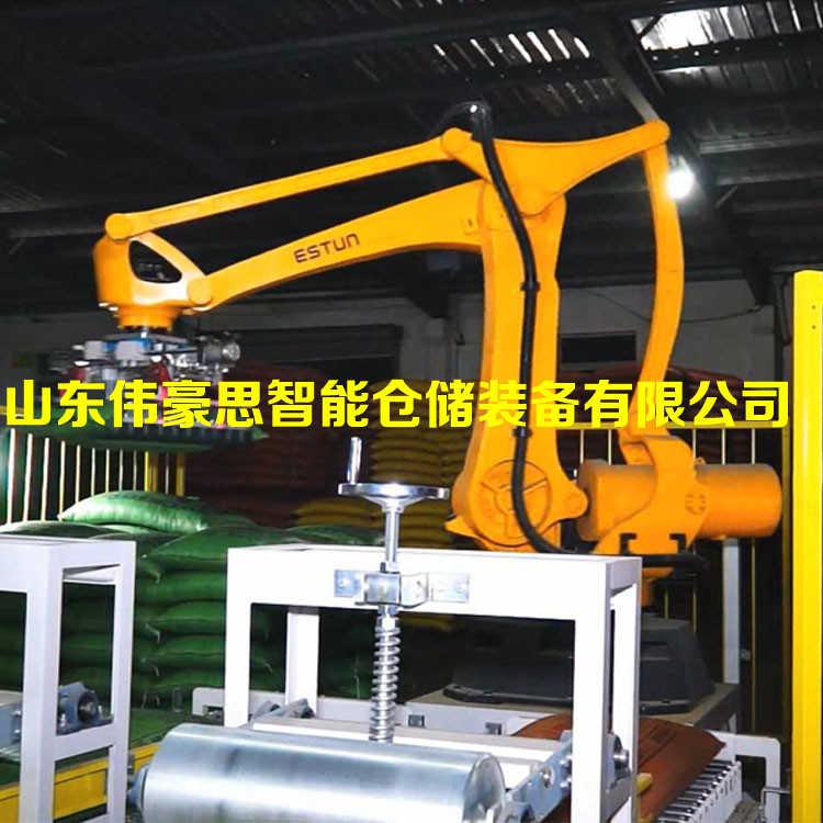 泰州碳酸鈣全自動(dòng)碼包機(jī) 粉料碼垛機(jī)器人廠家報(bào)價(jià)