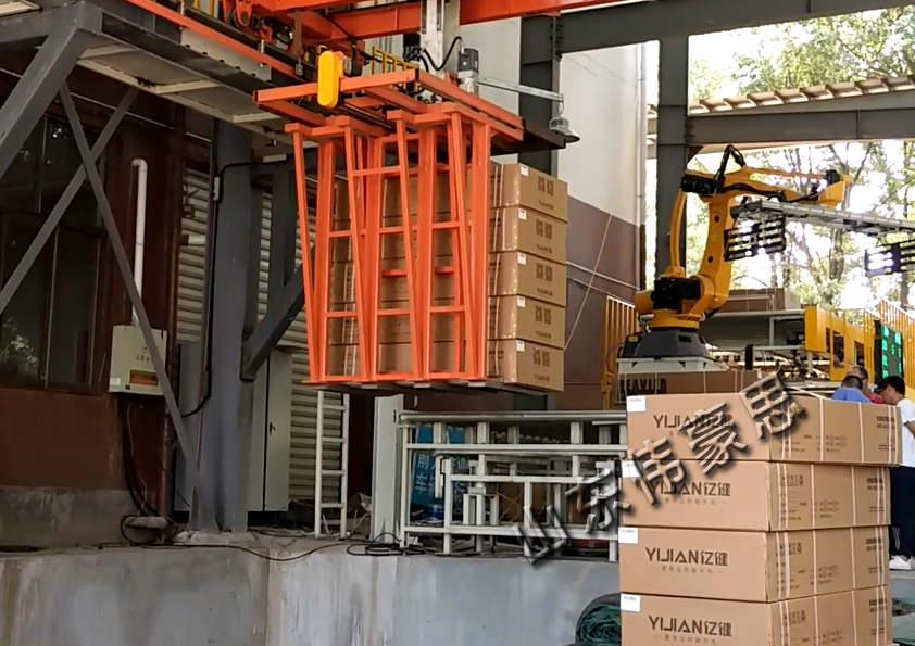 長箱自動裝車系統 箱料裝車機工作原理