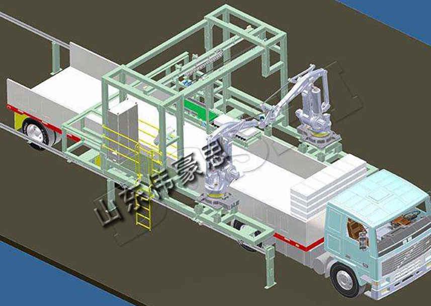 長箱自動裝車系統 箱料裝車機工作原理